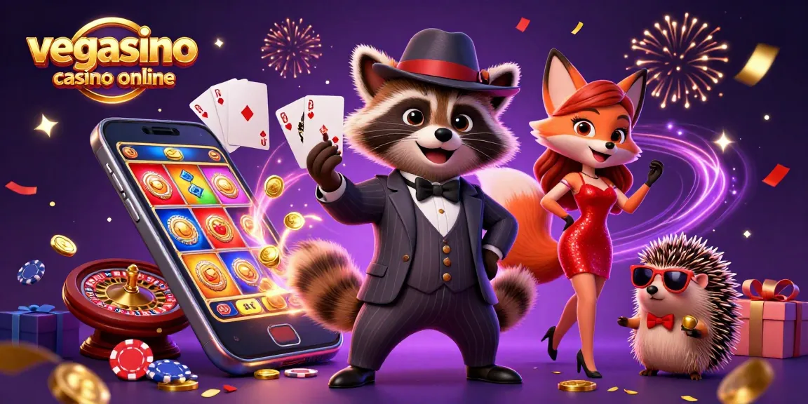 Experience thrilling action at vegasino casino online with colorful games and lucky characters