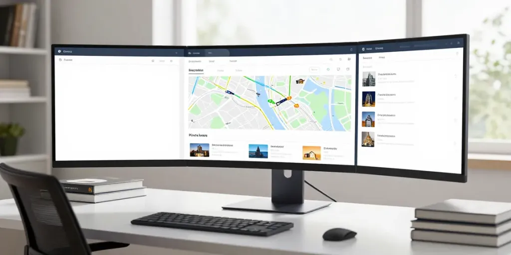 Immobilien Zürich - Moderne Arbeitsumgebung für Immobilienmakler mit Software-Tools.