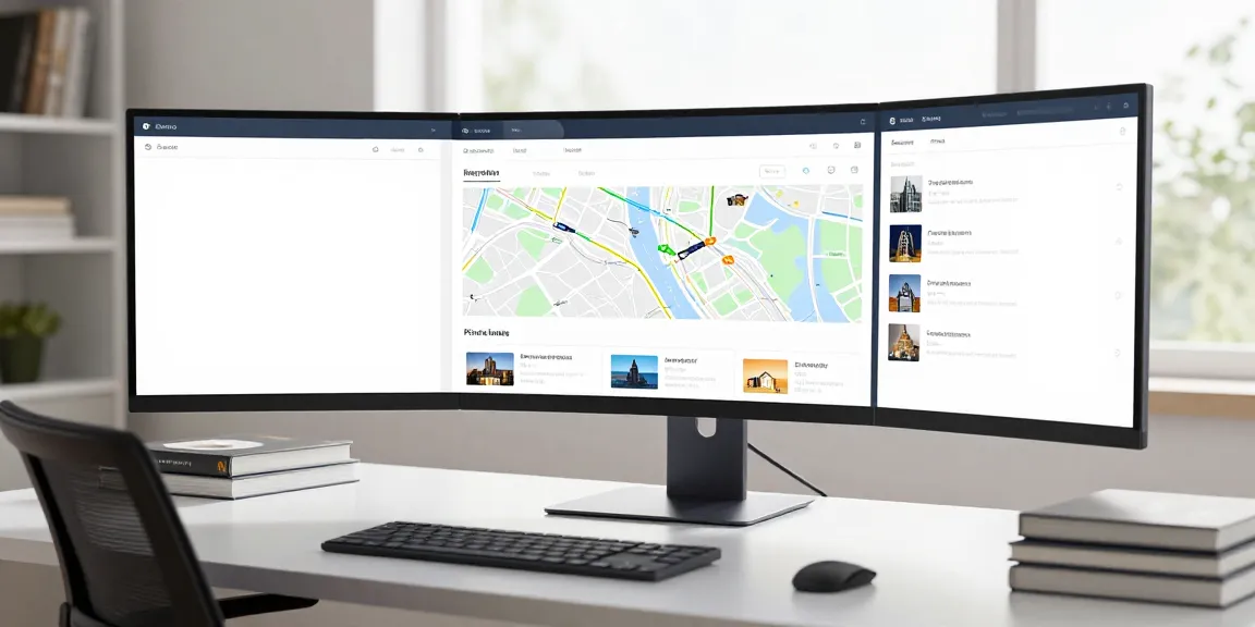 Immobilien Zürich - Moderne Arbeitsumgebung für Immobilienmakler mit Software-Tools.