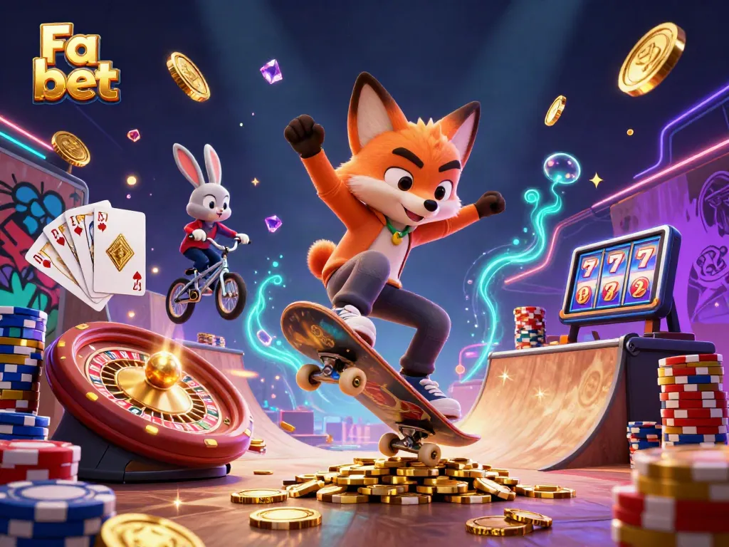 Experience the thrill of Fa bet with vibrant gaming visuals and dynamic casino elements.
