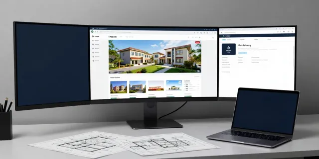 Immobilienmakler Saarbrücken auf einer modernen digitalen Plattform zur effizienten Immobilienverwaltung.