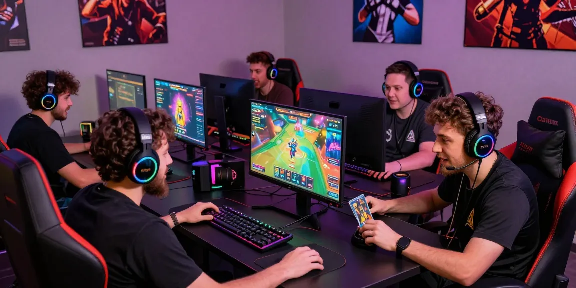 Engaged players exploring competitive card games at https://gemwin.pics/ showcasing excitement in a vibrant gaming environment.