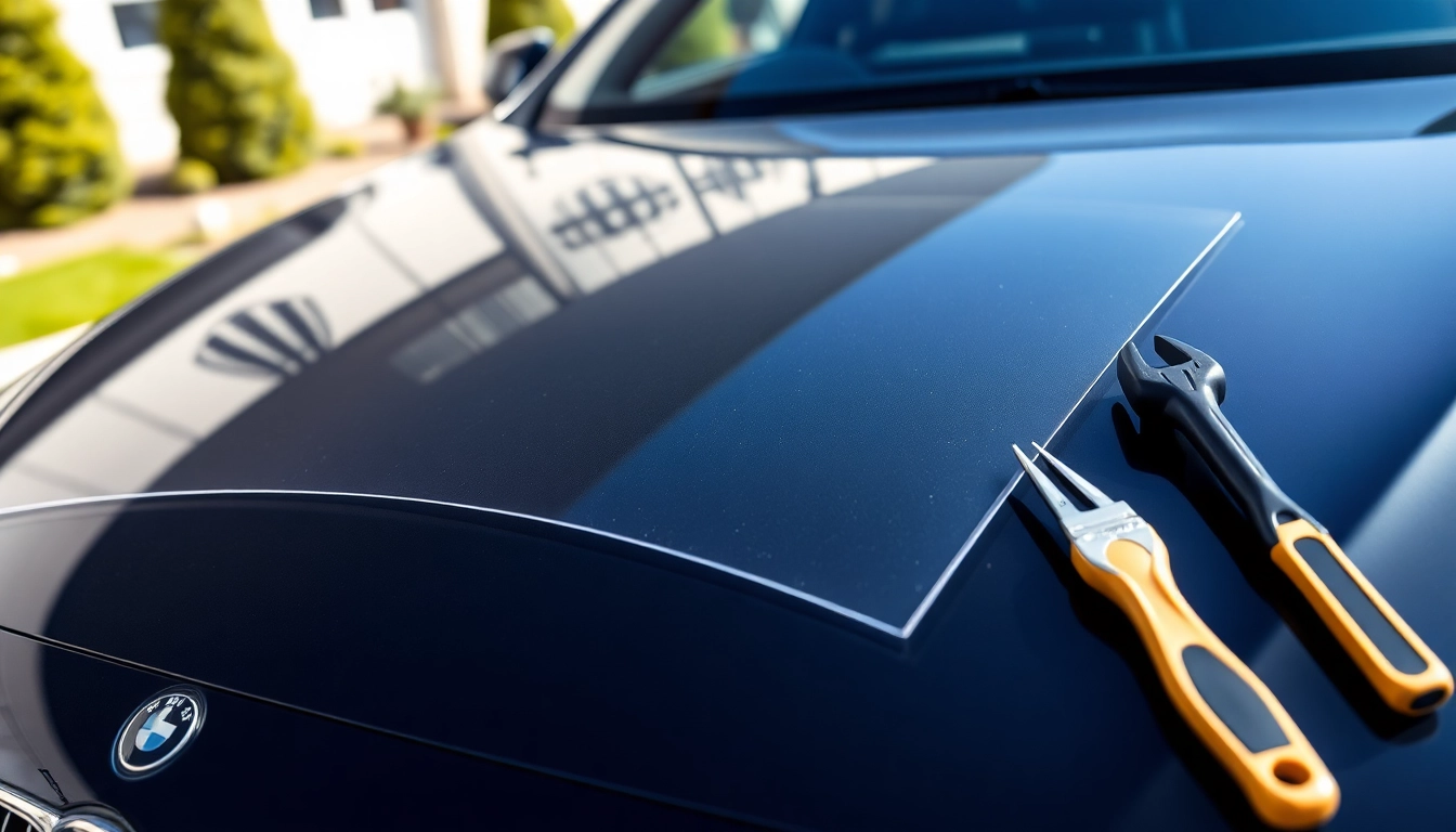 Schützen Sie Ihr Auto mit Frontschutzfolie gegen Steinschläge für optimalen Lackschutz.