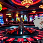 Experience the excitement at NV Casino with vibrant poker chips and roulette.