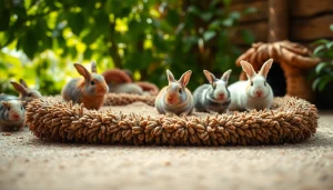 Nagermatte für kleine Tiere in einer freundlichen Umgebung mit fröhlichen Nagetieren.