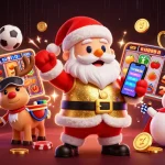 Experience zoccercasino excitement with Santa, slots, and festive gaming elements.
