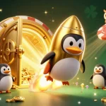Experience the thrill of Tải game Sunwin with golden penguins and casino elements bursting with rewards.